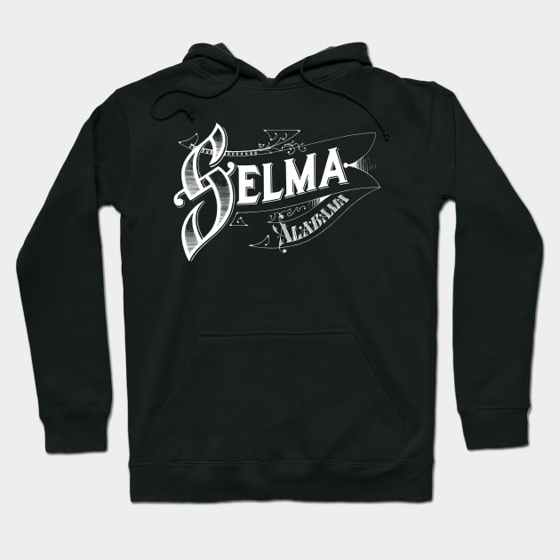 Vintage Selma, AL Hoodie by DonDota